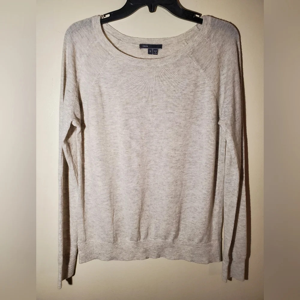 Vince wool and cashmere blend crew neck sweater size S